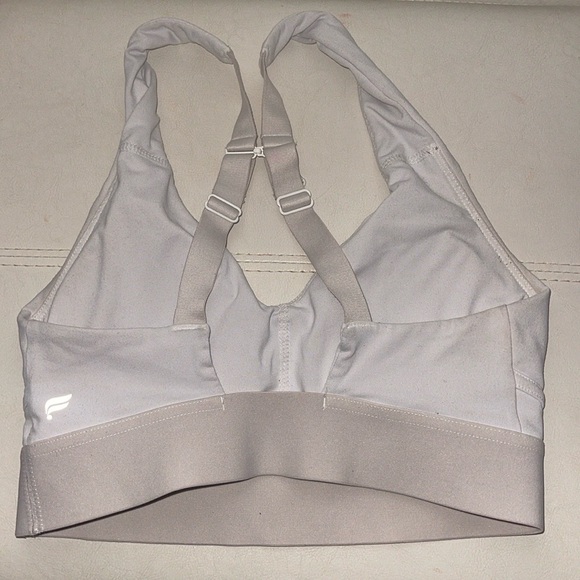 Fabletics Low Impact Bra. Size SMALL. Color WHITE. - Picture 4 of 5